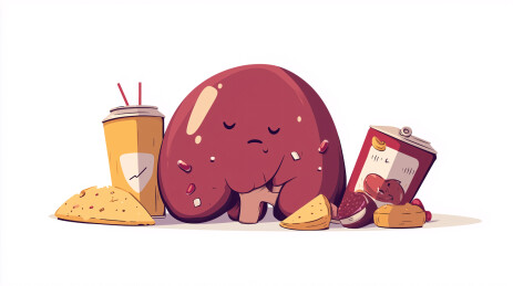 暴饮暴食的肝脏