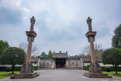陈家桅杆，指寿安陈家大院