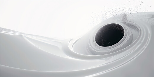 商务科技风白色螺旋虫洞背景