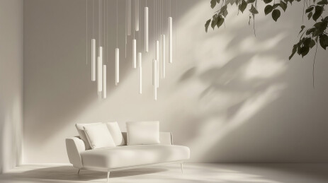 简约风格室内单人沙发椅场景