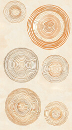 以圆形图案为特色抽象艺术