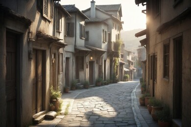 古朴小巷主题