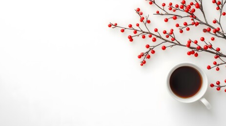 一杯咖啡简约背景