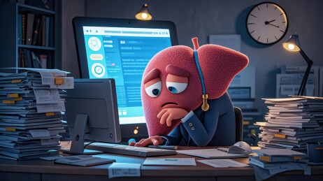 加班的疲惫肝脏