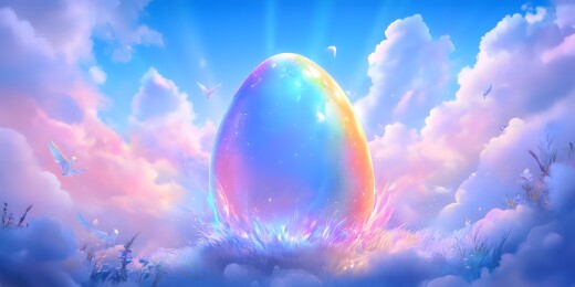 彩虹巨蛋与梦幻云海
