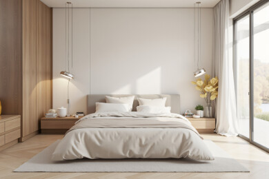 极简奶油风室内装修