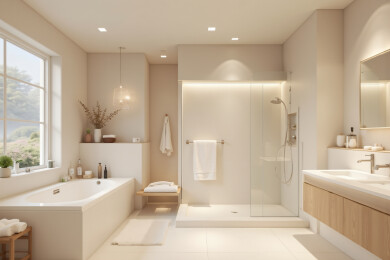 极简奶油风室内装修