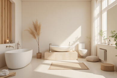 极简奶油风室内装修