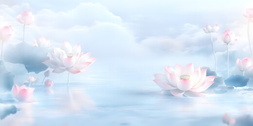 宁静祥和的莲花池