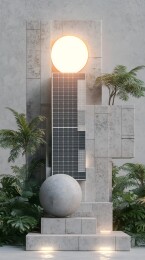 户外太阳能发电板
