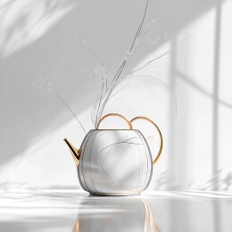 3D立体浇水水壶电商图标白底图