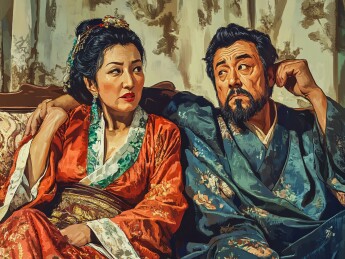 民间夫妻蜡像