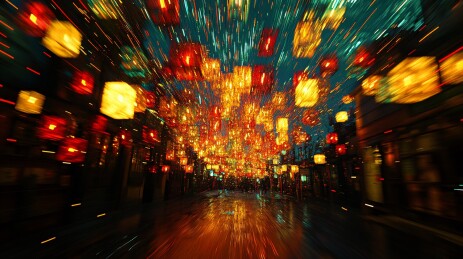 花灯巷街道