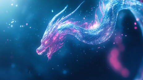 科幻炫彩一条游龙