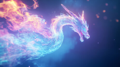 科幻炫彩一条游龙