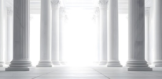 三维空间建筑商务背景