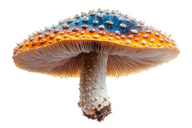 色彩斑斓的毒蝇伞