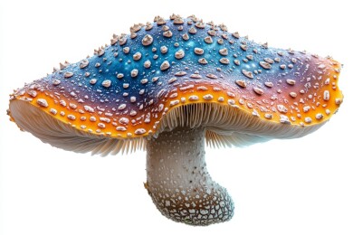 色彩斑斓的毒蝇伞菌