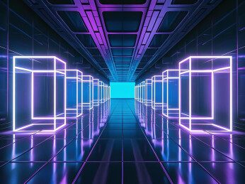 时空隧道科幻画