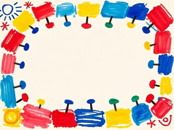 图钉围绕的文字框