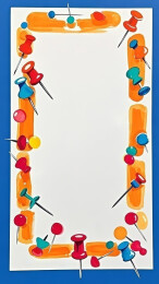 图钉围绕的文字框