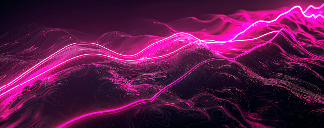 商务科技风霓虹灯光束背景