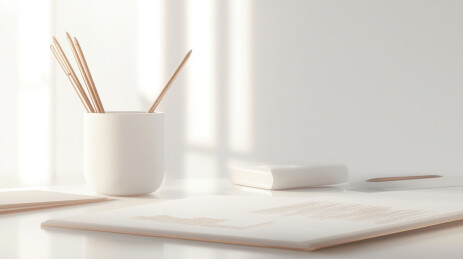 简约风格的办公桌