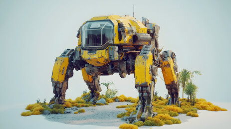 废土机械巨兽荒野漫步