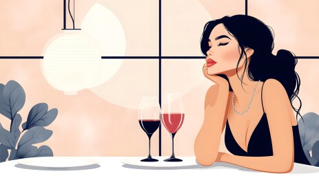 晚宴中闪耀的珠宝项链