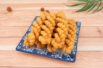 油炸甜麻花  