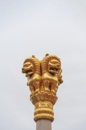 上海静安寺正法久住四面狮吼像