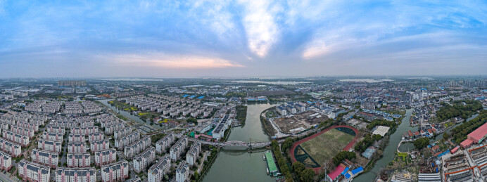 江南风光 江苏省苏州市城市风光