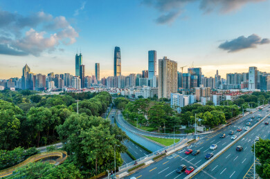 华南广东省深圳市罗湖区风光