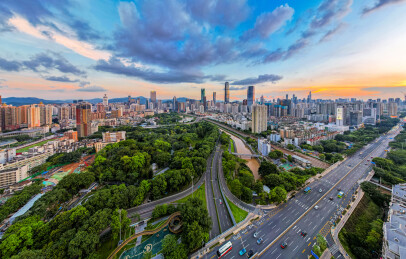 华南广东省深圳市罗湖区风光