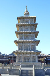 山西大同云冈石窟灵岩寺