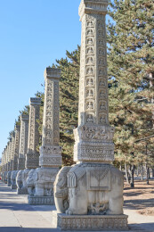 山西大同云冈石窟灵岩寺