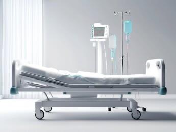 医院病房中的病床和医疗设备