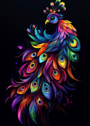 唯美浪漫的孔雀