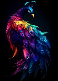 唯美浪漫的孔雀