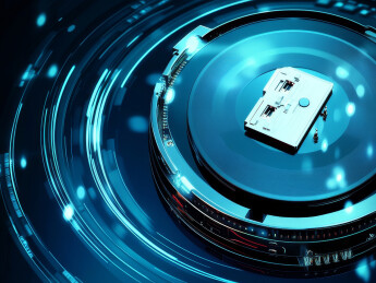 科技感十足的硬盘驱动器