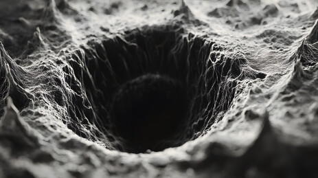 黑暗深渊蜘蛛网3D渲染图