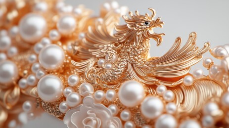 金龙戏珠珍珠饰品