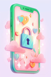 手机上的梦幻锁屏