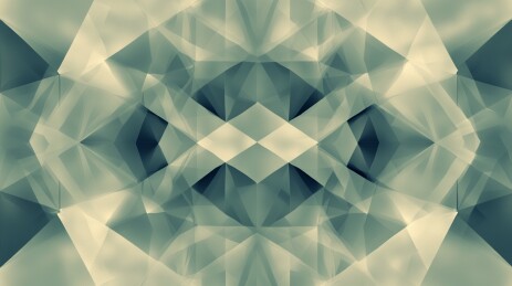 清新花卉拼接纹案