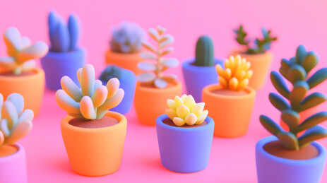 多巴胺立体植物