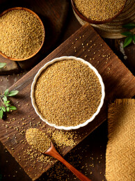 东北杂粮带壳小米