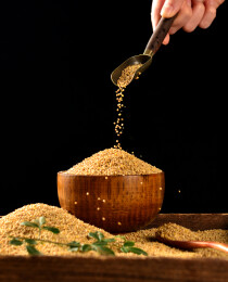 东北杂粮带壳小米