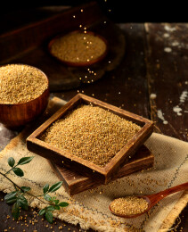 东北杂粮带壳小米