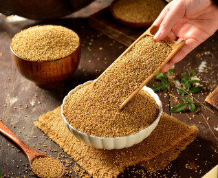 东北杂粮带壳小米