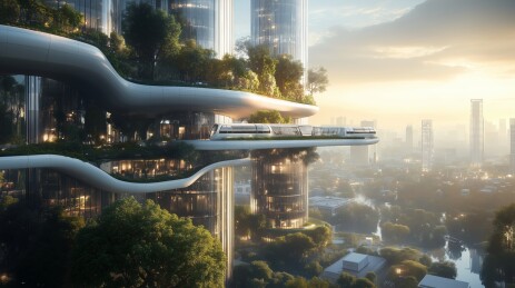 生态都市摩天楼